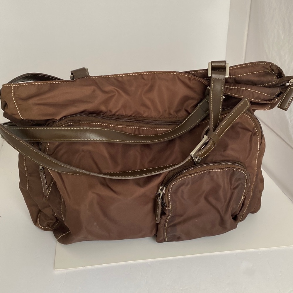 Apostrophe Brown Shoulder Bag Purse